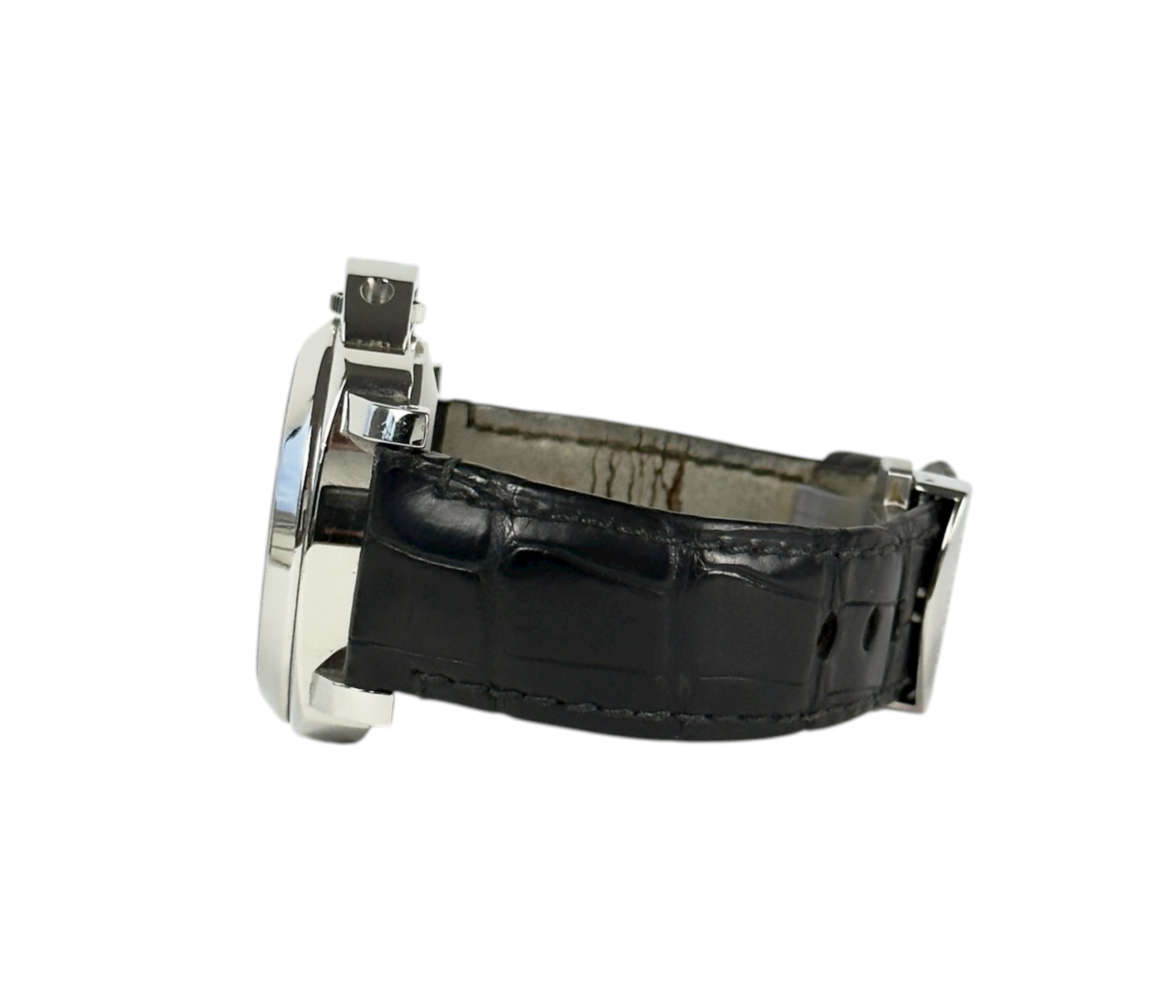 Panerai Luminor PAM00090 J-serie fra 2007 i stål. Stand 8/10. Kommer med bokse, manual og plastikbeskytter.