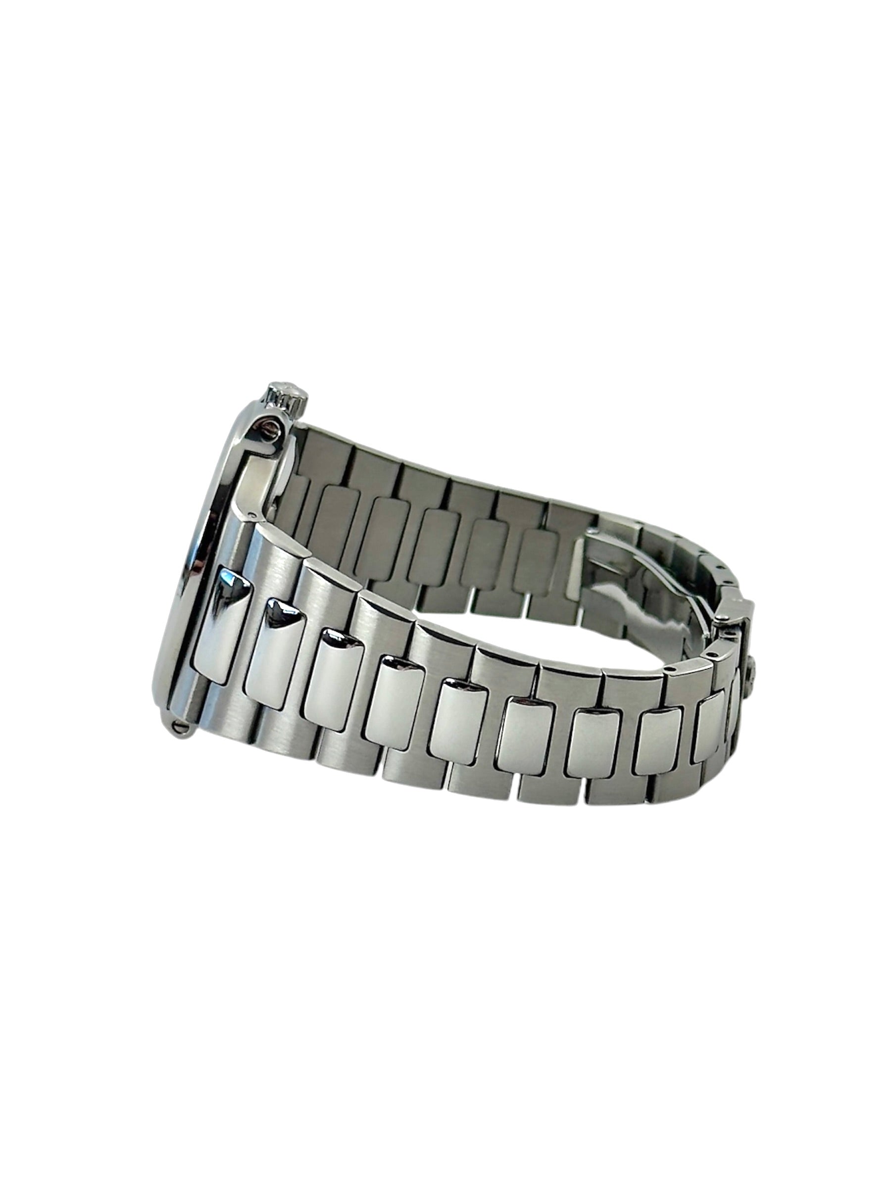 Patek Philippe Nautilus 3800 liggende kl 6 med smuk patina i god stand med boks og certifikat