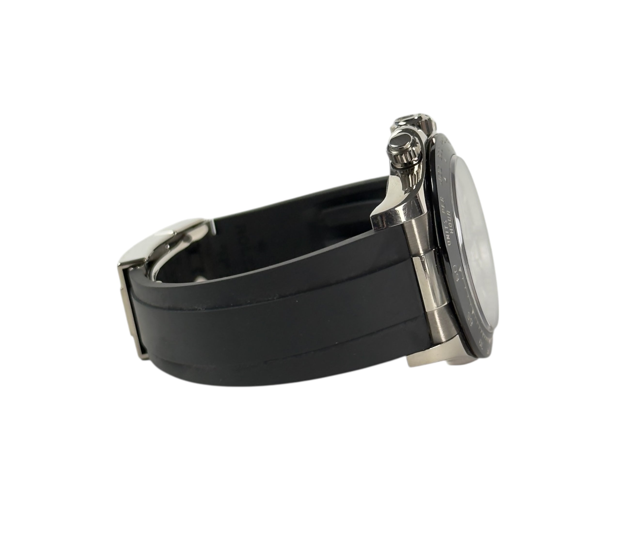 Rolex Daytona 116519LN "Ghost" (2017) på Oysterflex-rem. Uret er i god stand med alm. brugsspor. Kommer som fuldt sæt: Bokse, omslag, certifikat, manualer samt hangtag og whitetag.