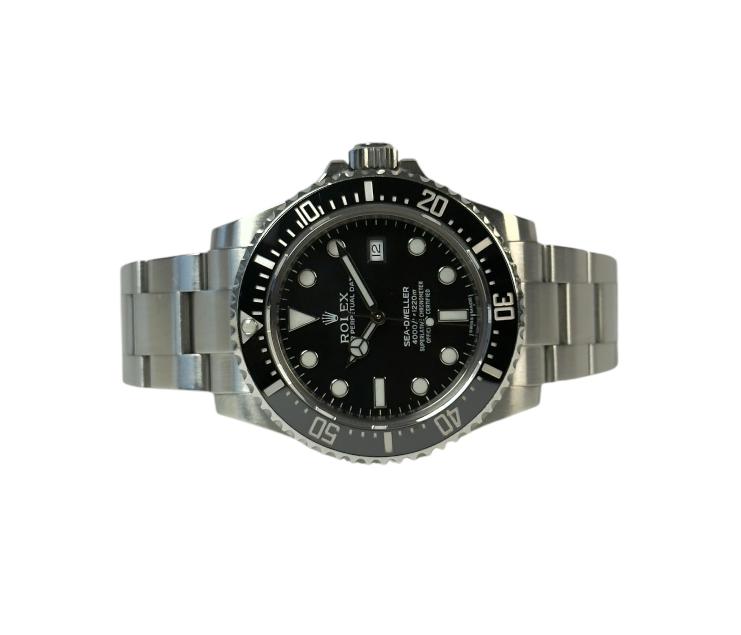 Rolex Sea-Dweller 116600 SD4000 i fin stand med alm. brugsspor. Kommer som fuldt sæt.