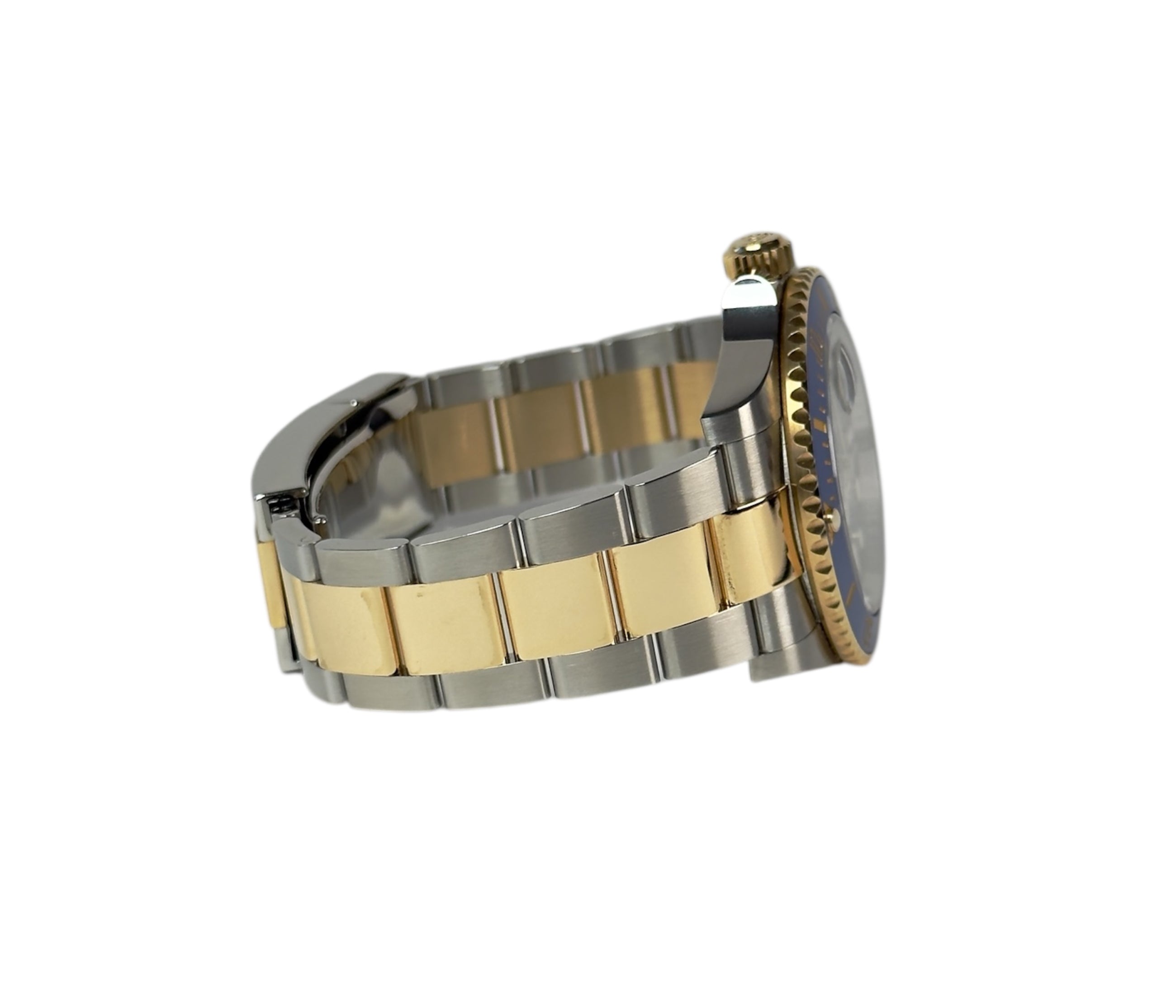 Rolex Submariner 126613LB fra 2021 i guld/stål med blå skive og lynette. Fremstår i rigtig god stand med alm. brugsspor. Kommer som fuldt sæt.