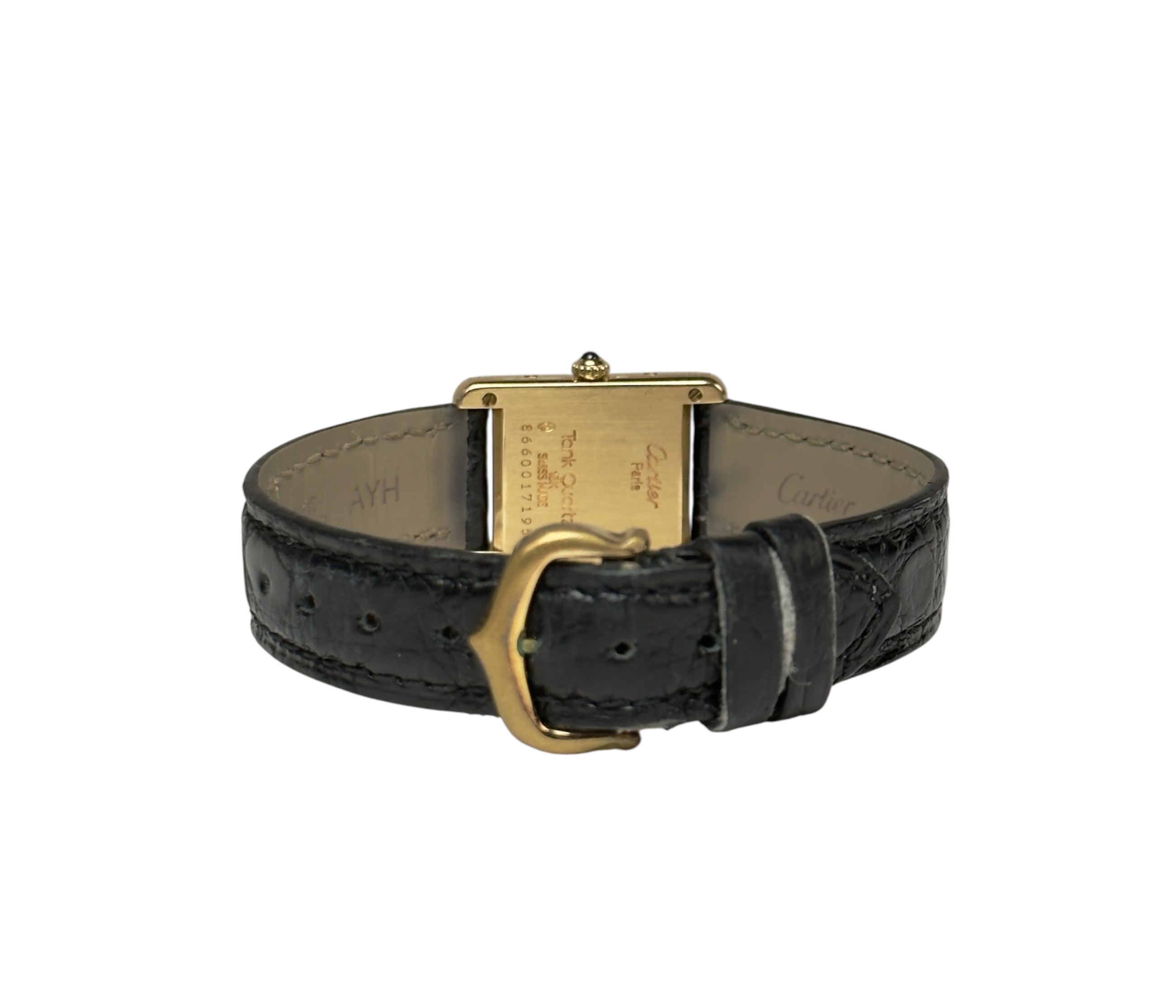 Cartier Tank Louis 866001 i massivt 18 Kt guld fra 1990'erne