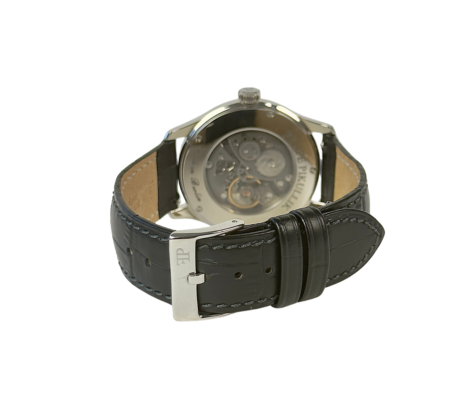 Felipe Pikullik UN2123 Piece Unique (2022) i stål. Diameter 38.5 mm, højde 8 mm. Stand: 9/10. Kommer med originalt certifikat og pouch (boks).