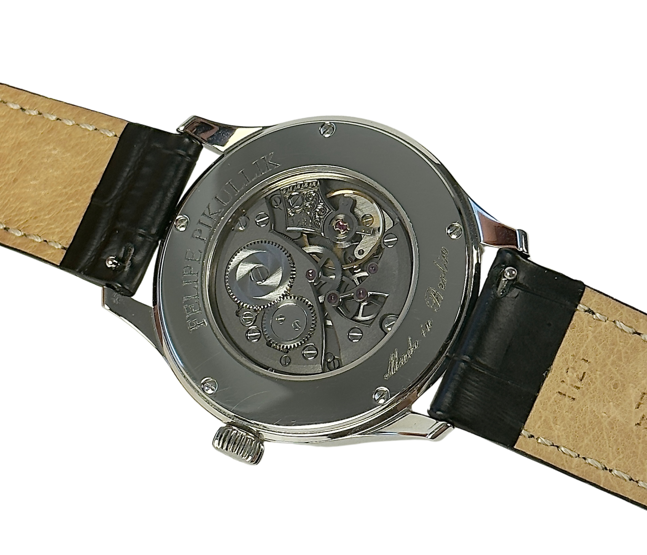 Felipe Pikullik UN2123 Piece Unique (2022) i stål. Diameter 38.5 mm, højde 8 mm. Stand: 9/10. Kommer med originalt certifikat og pouch (boks).