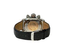 Jaeger LeCoultre Master Compressor Chronograph 1161 (2007) i stål. Uret fremstår i god stand, 8.5/10. Kommer med bokse, certifikat, manual, servicekvittering samt to ekstra originale JLC-remme inkl. JLC-spænder.