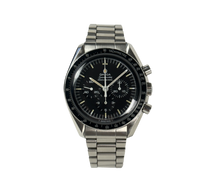 Omega Speedmaster 145.022-74 (1970) i stål med plexiglas. Fremstår i super flot stand, 9/10. Uret kommer uden tilbehør. 