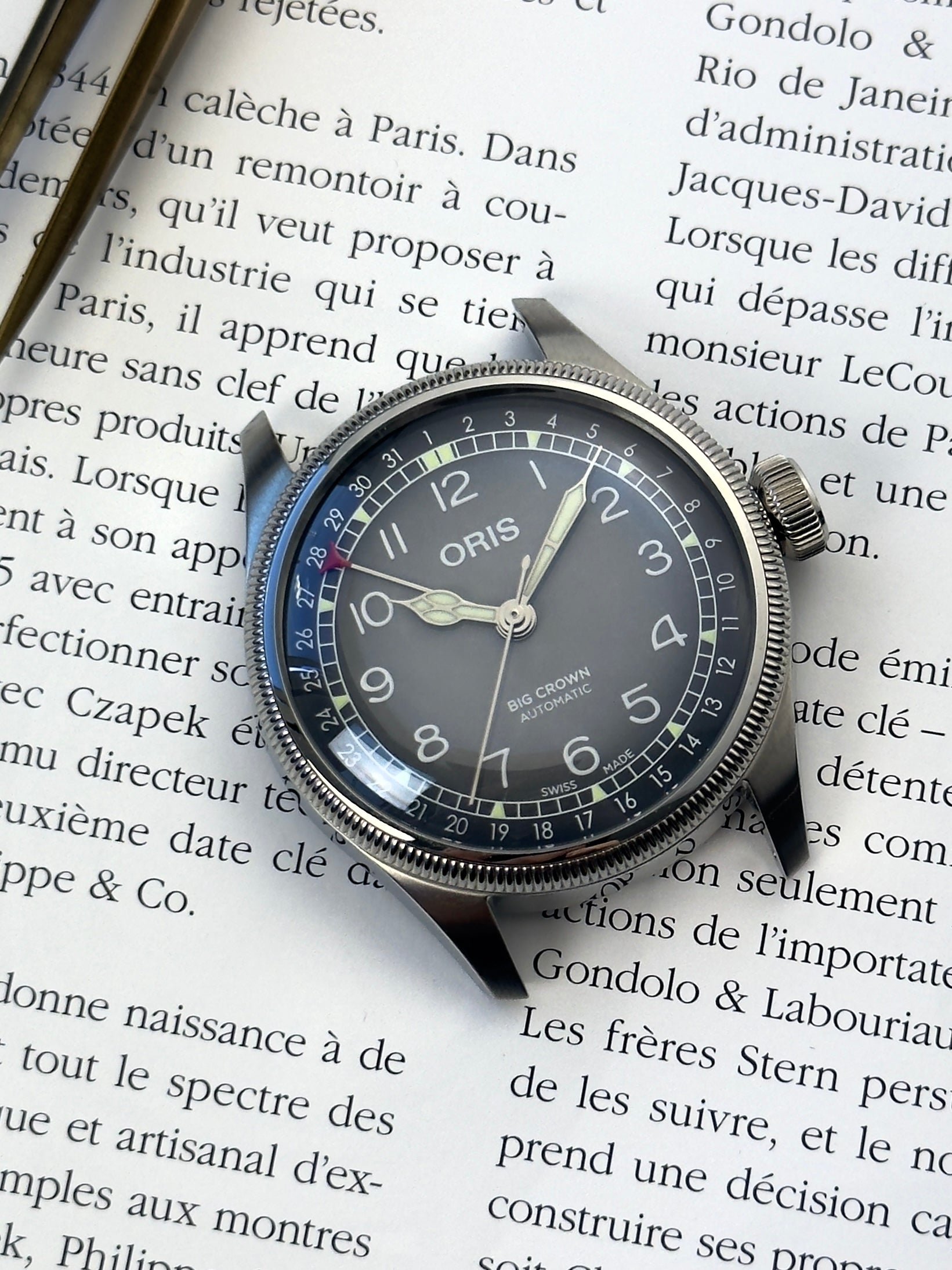 Oris Big Crown X Cervo Volante Pointerdate 01 754 7779 4063 i ny stand fuldt sæt