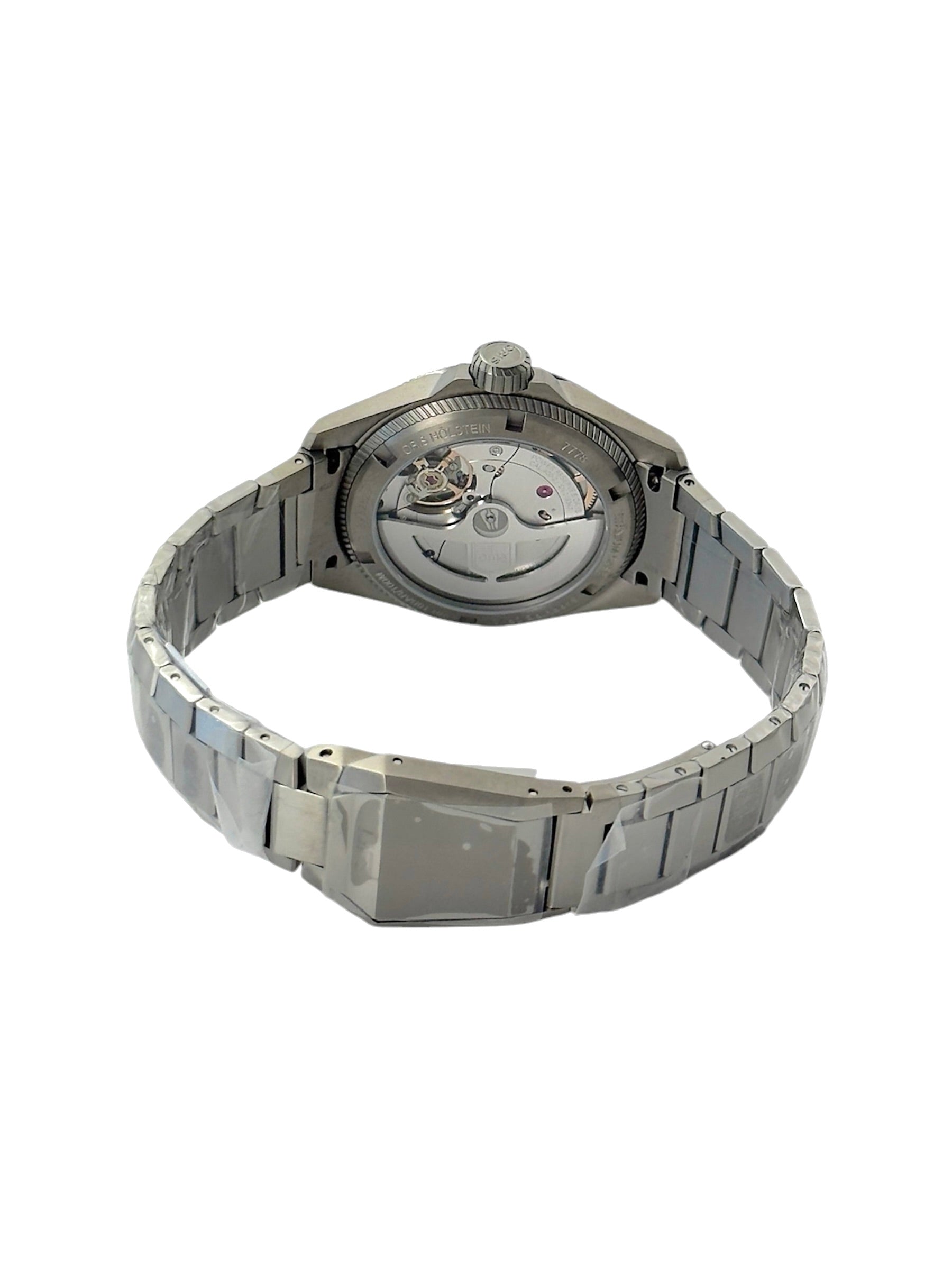 Oris ProPilot X 01 400 7778 7153 i titanium liggende bagsidevisning i ny stand komplet sæt