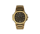 Patek Philippe Nautilus 7118/1R-010 (2021) i 18 kt. rosaguld. Uret måler 35 mm og fremstår i god alm. stand, 8/10. Kommer som fuldt sæt: Bokse, certifikat, PP-bog og manualer.