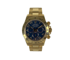 Rolex Daytona 116528 (2009) i 18kt. guld med blå racing dial. Uret fremstår i god stand, 8/10. Kommer som fuldt sæt: Bokse, certifikat, manualer, servicebevis og kortholder.
Der medfølger servicebevis fra 2018, men uret er blevet serviceret indenfor de seneste to år, dog uden kvittering på det.
Uret er en M-serie (M89XXX) fra 07-08, men solgt i januar 2009.