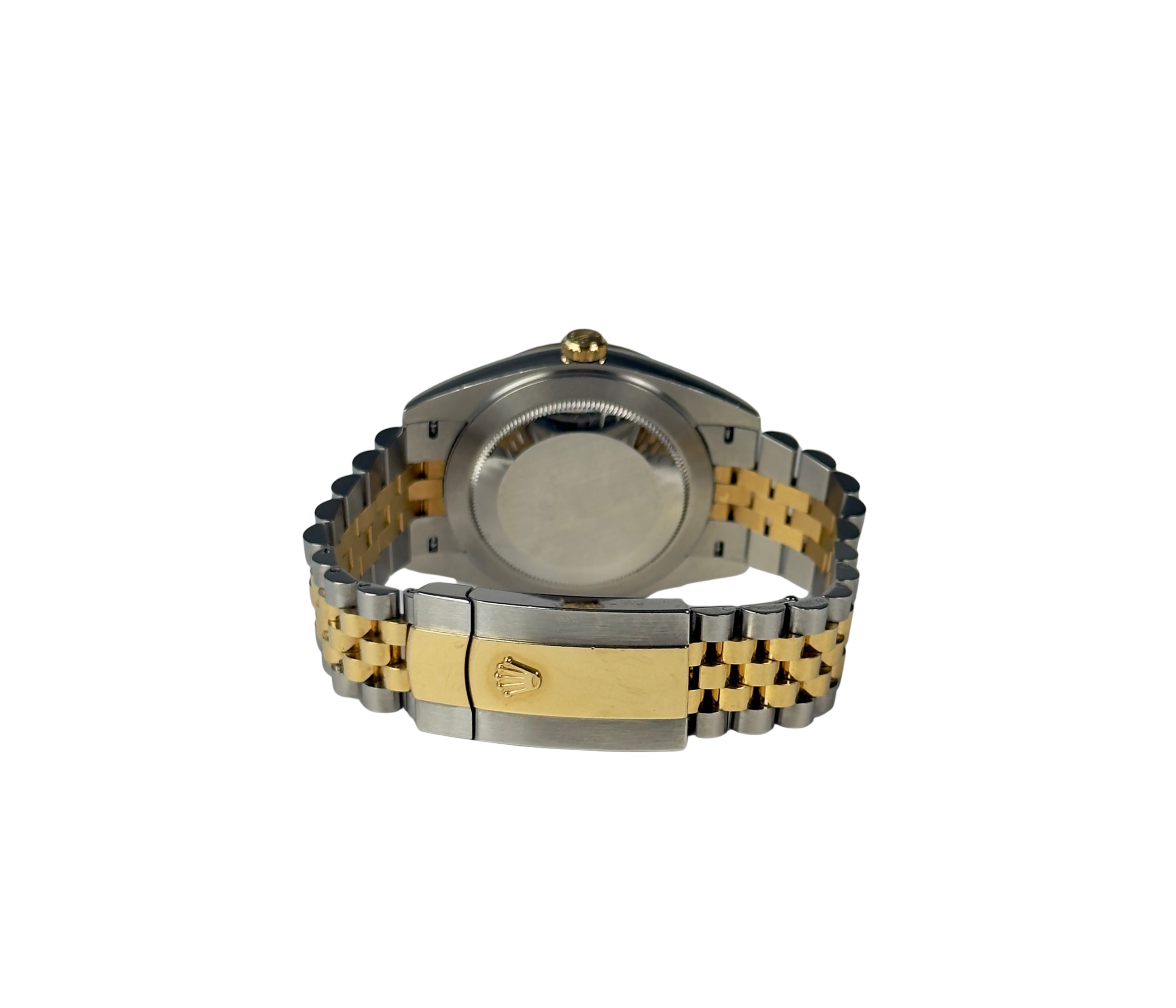 Rolex Datejust 126333 (2018) i 18kt. guld og stål. Uret måler 41 mm og er monteret på en two-tone Jubilee-lænke med riftet/fluted krans i guld og champagneskive. Uret fremstår i alm. stand med brugsspor som let kan poleres, 8/10. Kommer med boks, certifikat, manual og kortholder. 