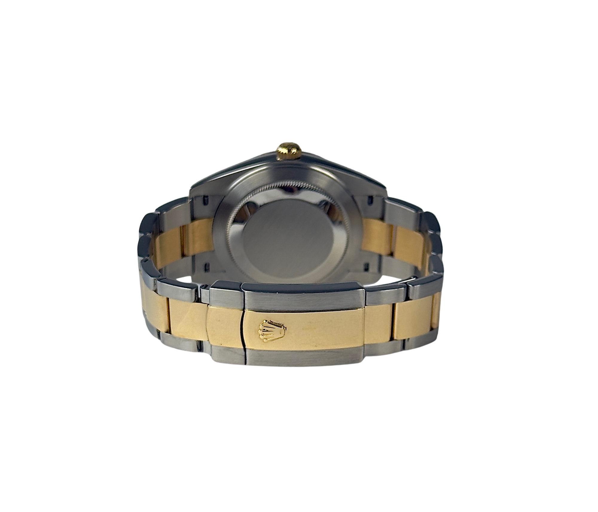 Rolex Datejust 126333 Wimbledon (2010'erne) med riflet krans og Oysterlænke i guld/stål. Uret fremstår i flot stand, 9/10. Kommer med bokse, manualer.