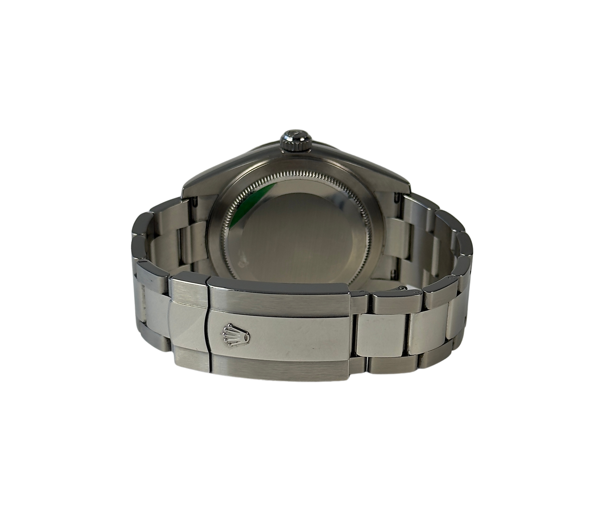 Rolex Sky-Dweller 336934 (2023) på Oysterlænke med riftet hvidguldskrans og Mint Green skive. Uret fremstår i god stand med mindre brugsspor, 8.5/10. Kommer som fuldt sæt: bokse, certifikat, manualer og hangtag. Uret er omfattet af Rolex World Wide Garanti til 2028.