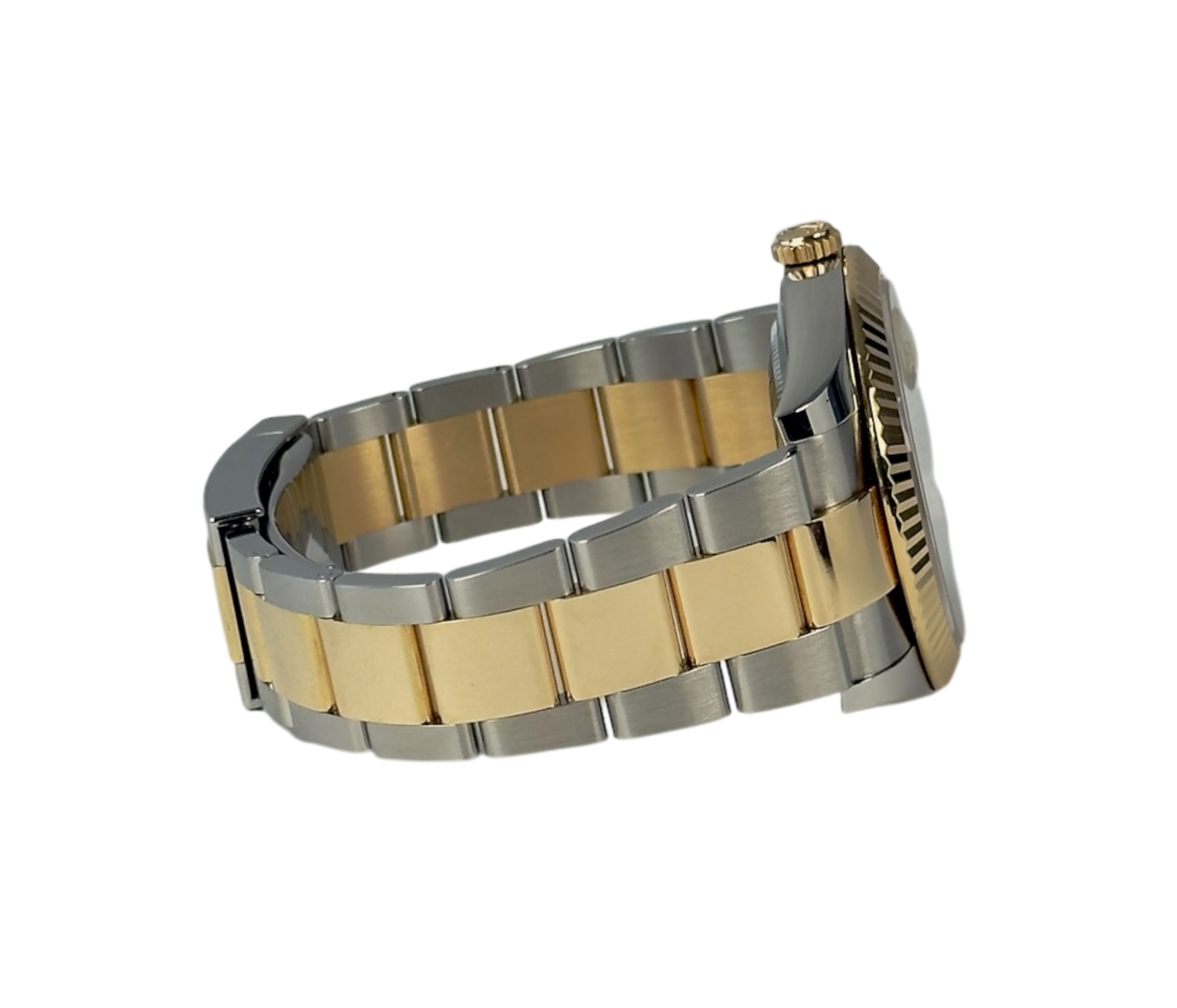 Rolex Datejust 126333 i guld og stål med sølvskive. I super god stand, komplet sæt.