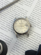 Rolex Datejust 16234 med diamantskive i rigtig god stand med boks og certifikat