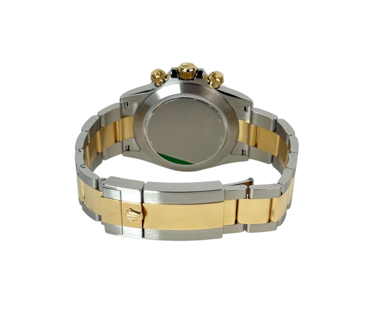 Rolex Daytona 116503 i guld/stål med diamantindeks. Fuldt sæt.