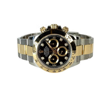 Rolex Daytona 116503 i guld/stål med diamantindeks. Fuldt sæt.