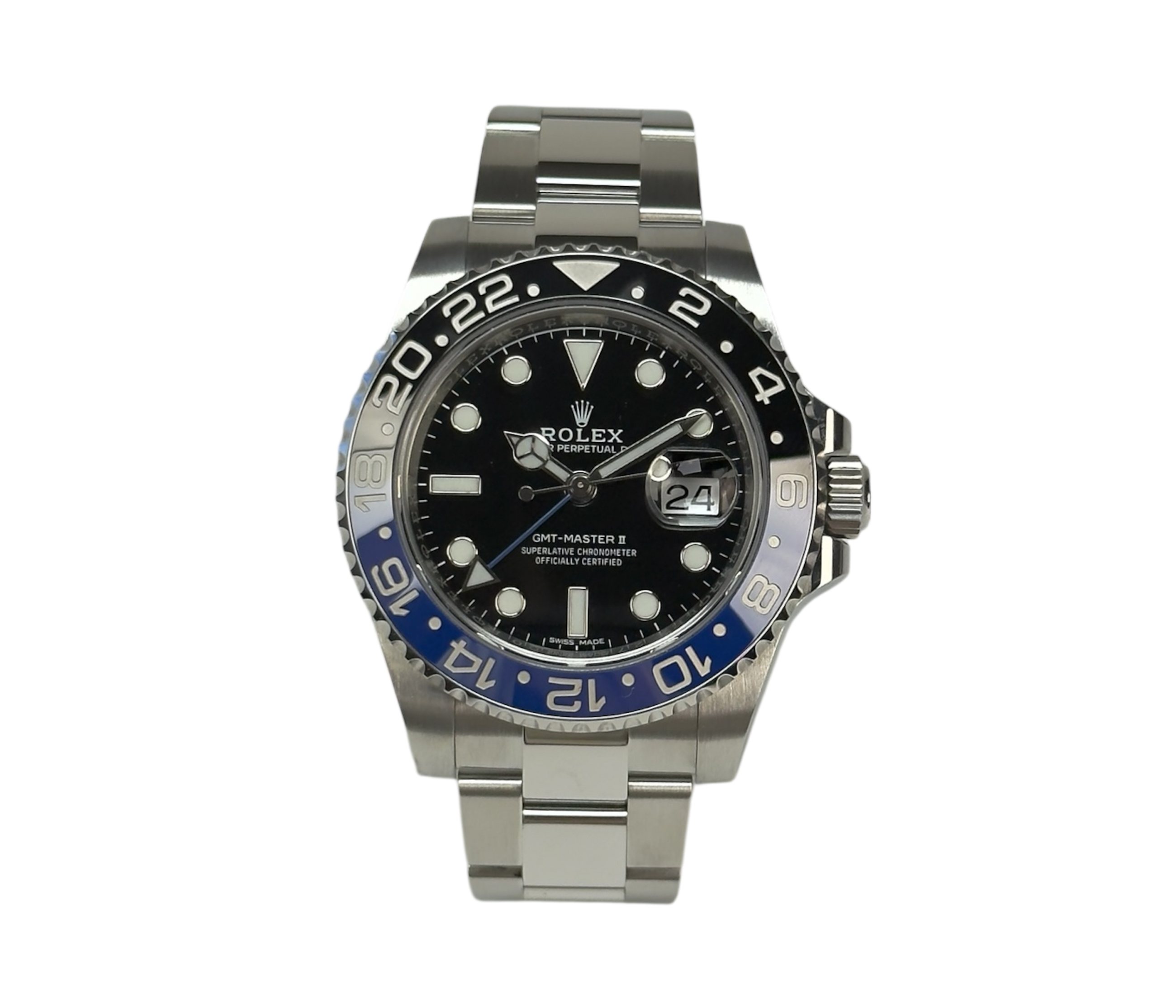 Rolex GMT-Master II 116710BLNR i super stand, fuldt sæt.