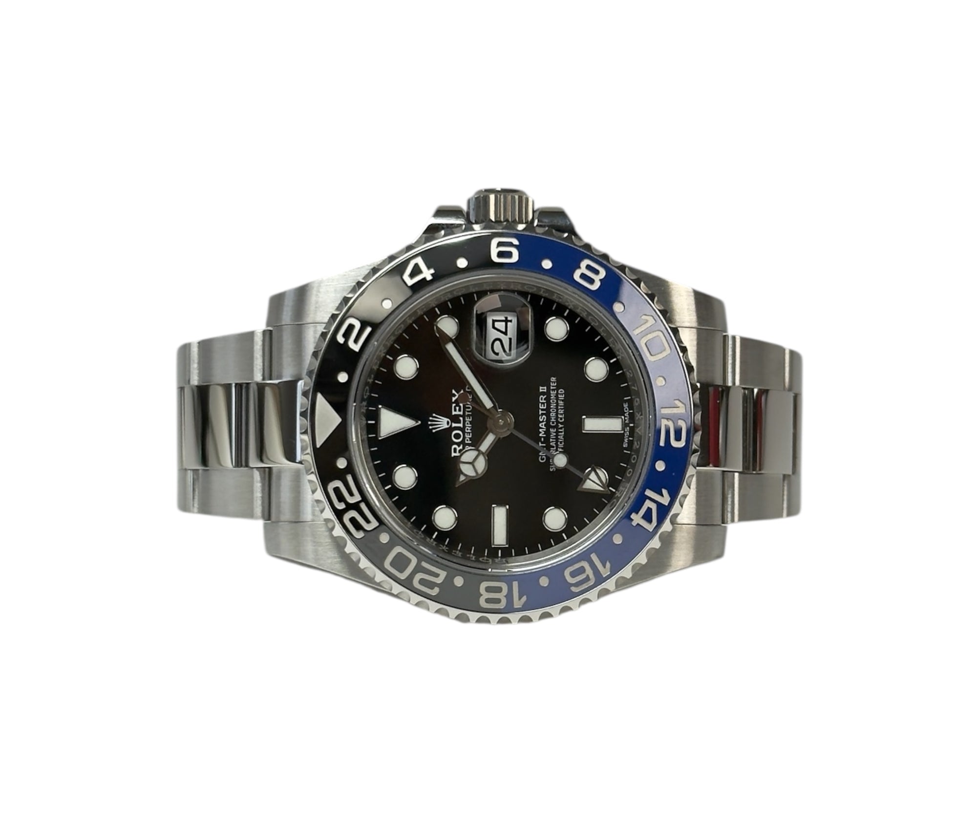Rolex GMT-Master II 116710BLNR i super stand, fuldt sæt.