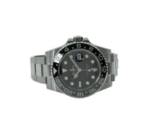 Rolex GMT-Master II 116710LN liggende frontvisning i mint stand med alle stickers og komplet sæt