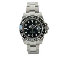 Rolex GMT-Master II 116710LN stående frontvisning i mint stand med alle stickers og komplet sæt