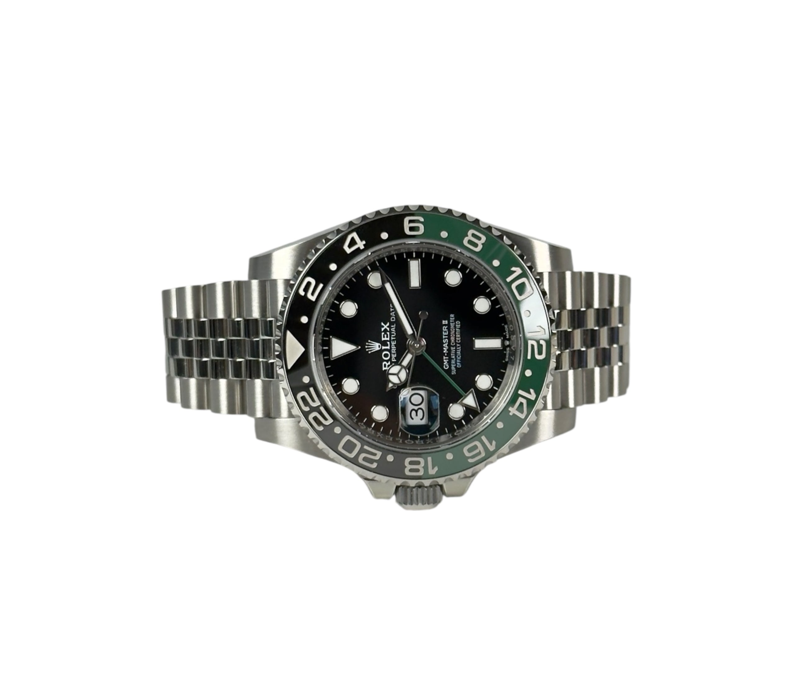 Rolex GMT-Master II 126720VTNR med Jubille-lænke i nær perfekt stand. Komlpet sæt.