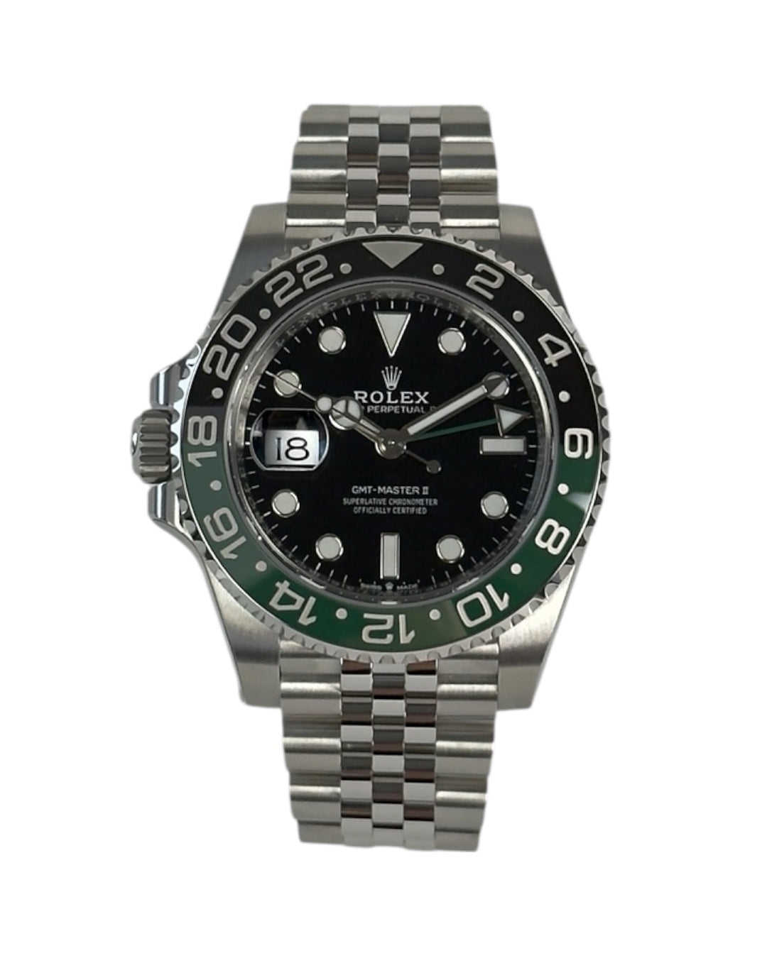 Rolex GMT-Master II 126720VTNR med Jubille-lænke i nær perfekt stand. Komlpet sæt.