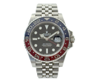Rolex GMT-Master II 126710BLRO "Pepsi" stående frontvisning komplet sæt i framragende stand