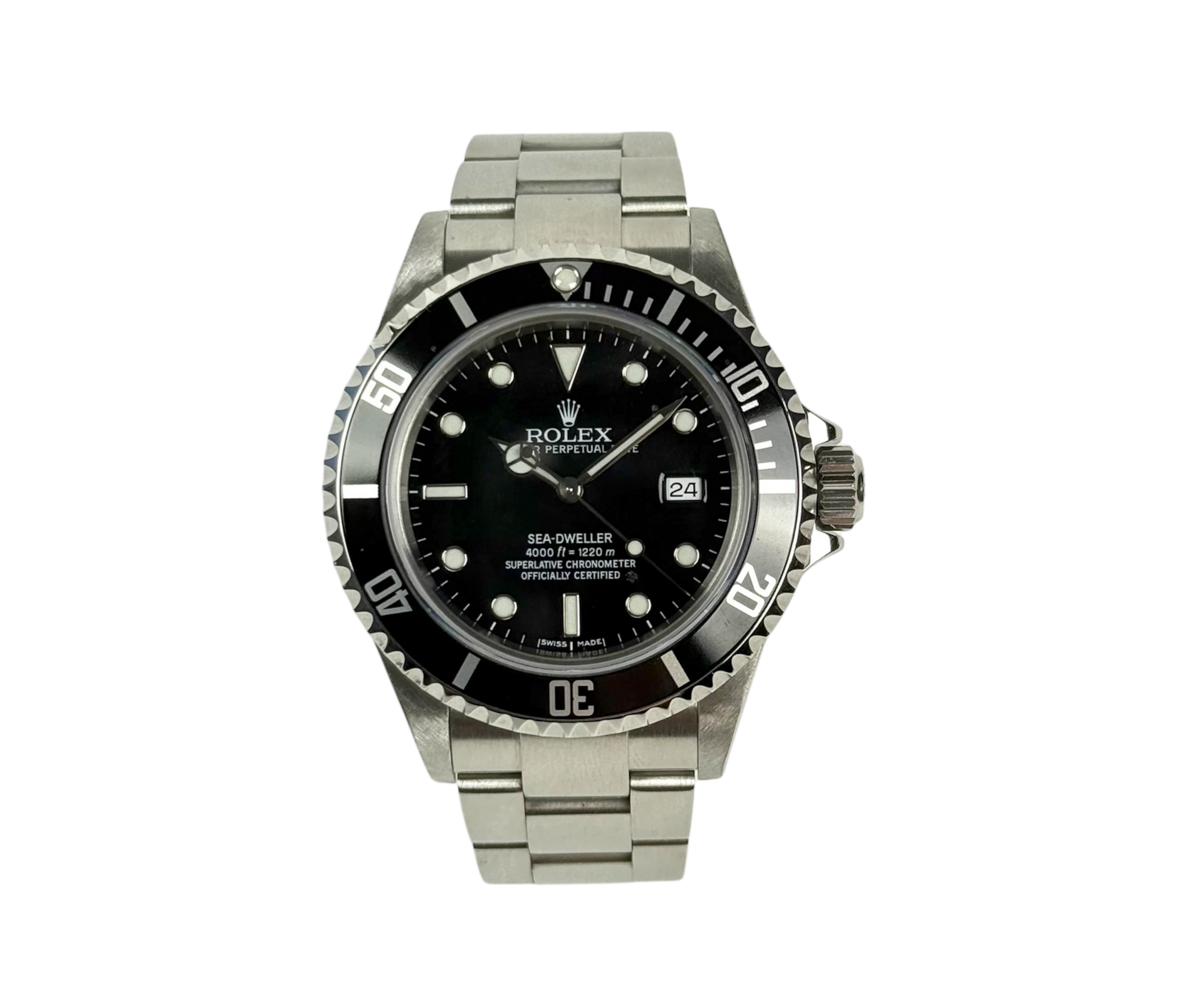 Rolex Sea-dweller 16600 (2009) i stål. Uret er nyserviceret og fremstår i super flot stand. Kommer som komplet sæt: Bokse, certifikat, booklets, manualer, tags mv.