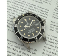 Rolex Submariner 16800 fra 1984 med boks  og certifikat i super god stand med flot patinering