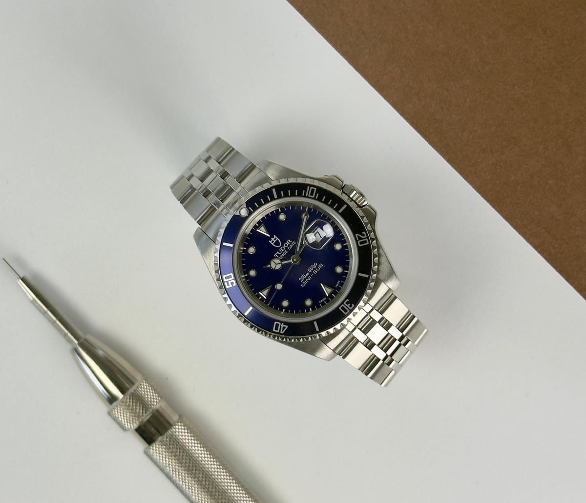 Tudor Mini Sub 73190 Blue. Buy here! | Stæhr Preowned